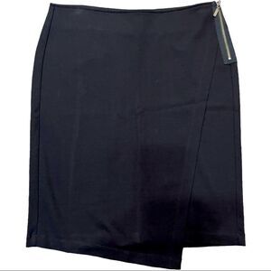 CAbi Black Asymmetrical Skirt Size 4